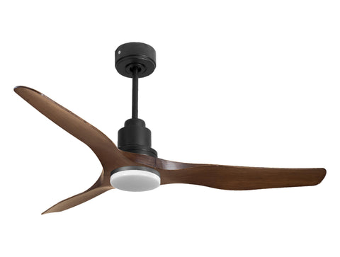 Ventilador de techo Reversible Termostato Dimable Wifi Motor DC Techos Inclinados Mando a Distancia Luz tres tonos Adaptador 2/3 Aspas Hypersilence Memoria 1