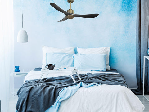 Ventilador de techo Reversible Termostato Wifi Motor DC Techos Inclinados Mando a Distancia Hypersilence Memoria 5