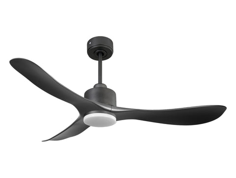 Ventilador de techo Reversible Termostato Dimable Wifi Motor DC Techos Inclinados Mando a Distancia Luz tres tonos Hypersilence Memoria 1