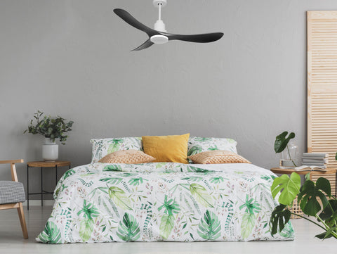 Ventilador de techo Reversible Termostato Vendible Pais Wifi Motor DC Techos Inclinados Mando a Distancia Hypersilence Memoria 7