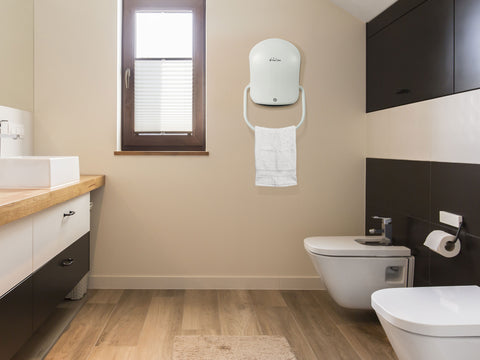 Toallero Eléctrico mural 2000W convector plegable con temporizador