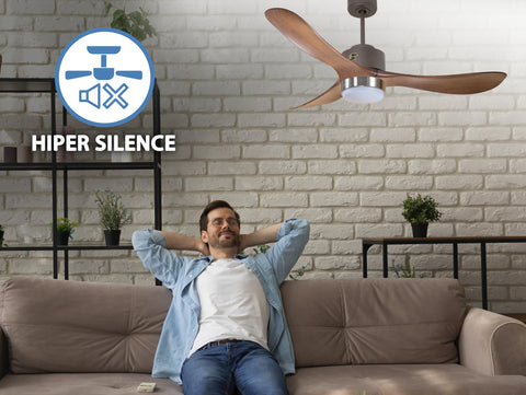 Ventilador de Techo Ultra silencioso de bajo consumo DC TogianD132C02LED65461