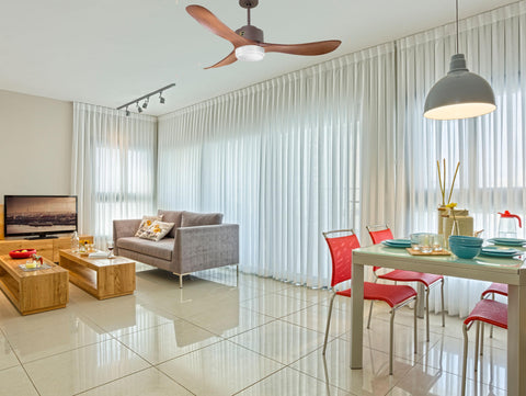 Ventilador de Techo Ultra silencioso de bajo consumo DC TogianD132C02LED65462