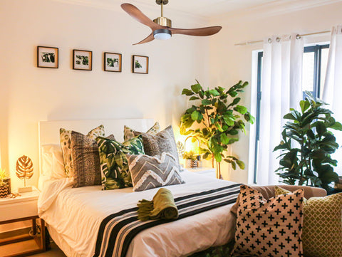 Ventilador de Techo Ultra silencioso de bajo consumo DC TogianD132C02LED65832