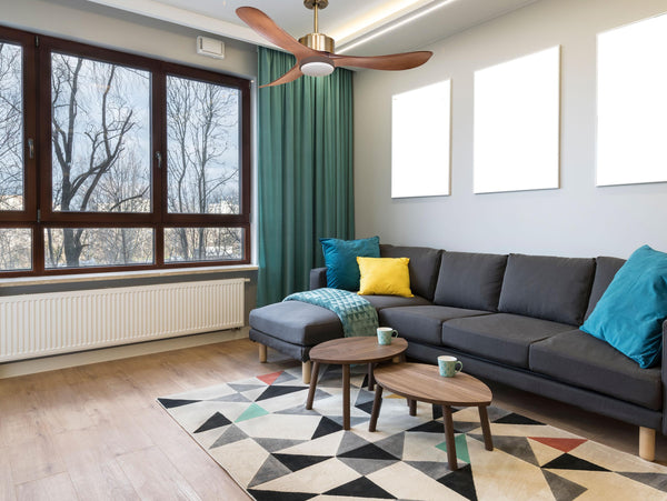 Ventilador de Techo Ultra silencioso de bajo consumo DC TogianD132C02LED65835