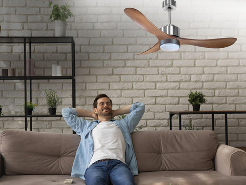 Ventilador de Techo Ultra silencioso de bajo consumo DC TogianD132C02LED66585