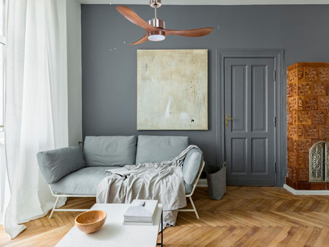 Ventilador de Techo Ultra silencioso de bajo consumo DC TogianD132C02LED66586