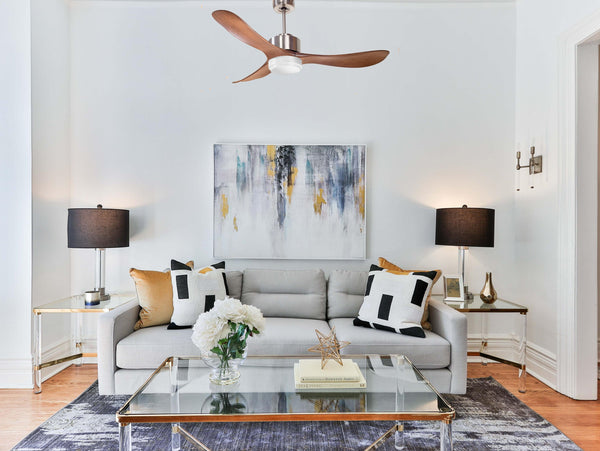 Ventilador de Techo Ultra silencioso de bajo consumo DC TogianD132C02LED66588