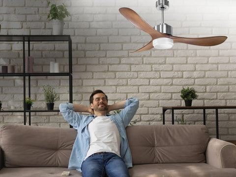 Ventilador de Techo Ultra silencioso de bajo consumo DC TogianD132C02LED66588