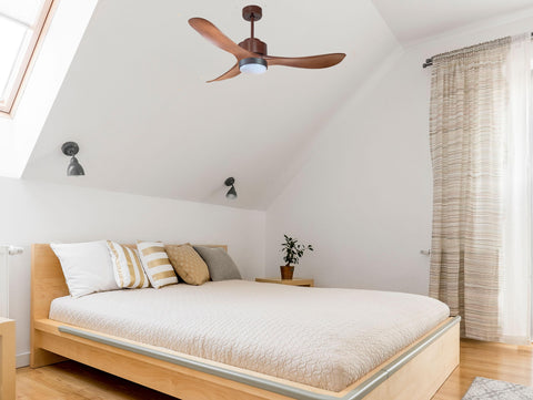 Ventilador de Techo Ultra silencioso de bajo consumo DC TogianD132C02LED66975