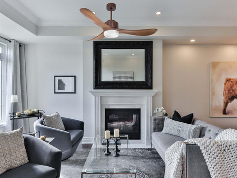 Ventilador de Techo Ultra silencioso de bajo consumo DC TogianD132C02LED66977