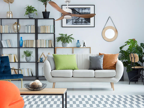 Ventilador de Techo Ultra silencioso de bajo consumo DC TogianD132C02LED69686