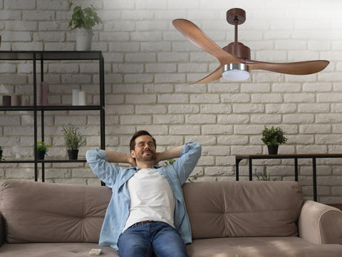 Ventilador de Techo Ultra silencioso de bajo consumo DC TogianD132C02LED70008