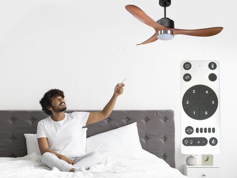 Ventilador de Techo Ultra silencioso de bajo consumo DC TogianD132C02LED70217