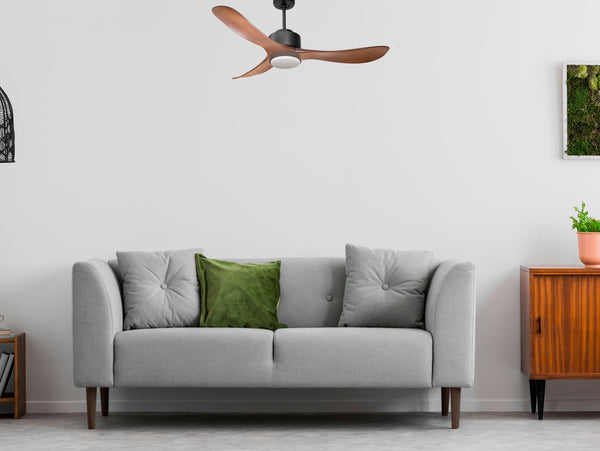 Ventilador de Techo Ultra silencioso de bajo consumo DC TogianD132C02LED70219