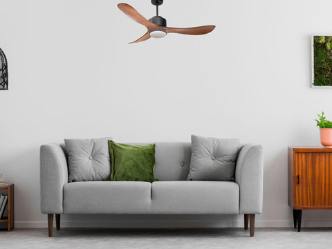 Ventilador de Techo Ultra silencioso de bajo consumo DC TogianD132C02LED70219