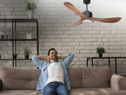 Ventilador de Techo Ultra silencioso de bajo consumo DC TogianD132C02LED70219