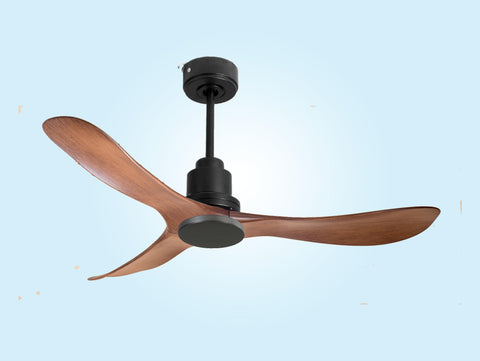 Ventilador de techo Reversible Termostato Wifi Motor DC Techos Inclinados Mando a Distancia Hypersilence Memoria 2