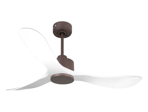 Ventilador de techo Reversible Termostato Wifi Motor DC Techos Inclinados Mando a Distancia Hypersilence Memoria 1