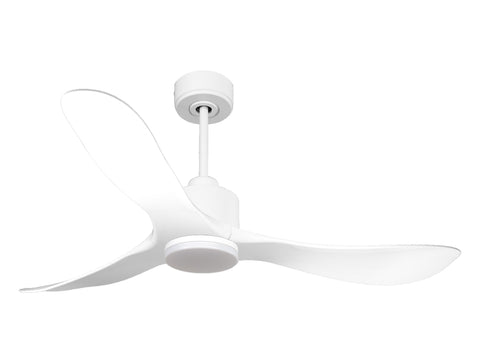 Ventilador de techo Reversible Termostato Dimable Wifi Motor DC Techos Inclinados Mando a Distancia Luz tres tonos Hypersilence Memoria 1