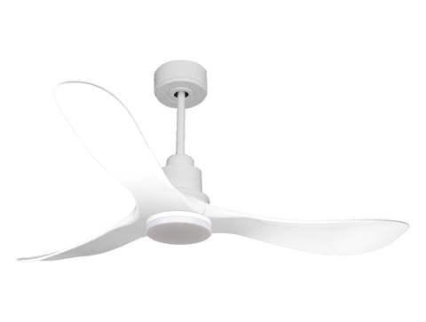 Ventilador de techo Reversible Termostato Dimable Wifi Motor DC Techos Inclinados Mando a Distancia Luz tres tonos Hypersilence Memoria 1