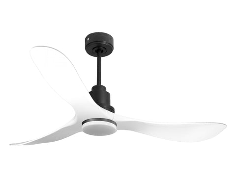 Ventilador de techo Reversible Termostato Dimable Wifi Motor DC Techos Inclinados Mando a Distancia Luz tres tonos Hypersilence Memoria 1