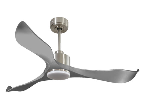 Ventilador de techo Reversible Termostato Dimable Wifi Motor DC Techos Inclinados Mando a Distancia Luz tres tonos Memoria 1