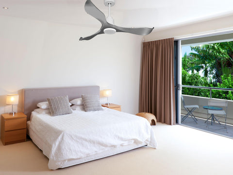 Ventilador de techo Reversible Termostato Wifi Motor DC Techos Inclinados Mando a Distancia Memoria 3