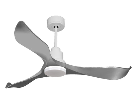 Ventilador de techo Reversible Termostato Dimable Wifi Motor DC Techos Inclinados Mando a Distancia Luz tres tonos Memoria 1