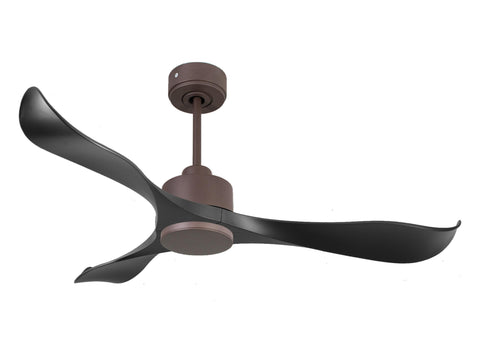 Ventilador de techo Reversible Termostato Wifi Motor DC Techos Inclinados Mando a Distancia Adaptador 2/3 Aspas Hypersilence Memoria 1