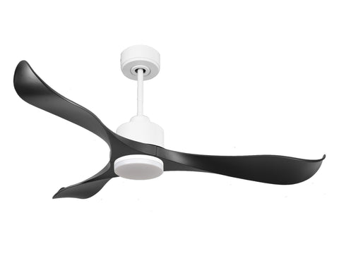 Ventilador de techo Reversible Termostato Dimable Wifi Motor DC Techos Inclinados Mando a Distancia Luz tres tonos Adaptador 2/3 Aspas Hypersilence Memoria 1