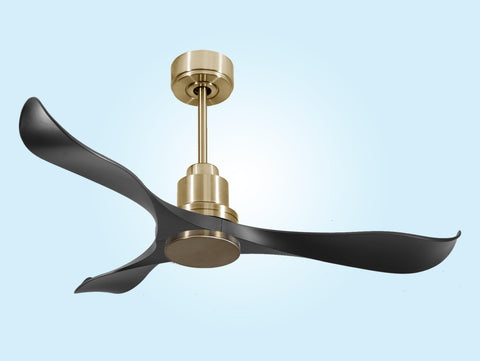 Ventilador de techo Reversible Termostato Wifi Motor DC Techos Inclinados Mando a Distancia Adaptador 2/3 Aspas Hypersilence Memoria 4