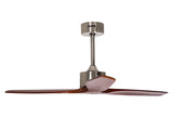 Ventilador de techo 35W reversible y 3 aspas de madera 132 cm