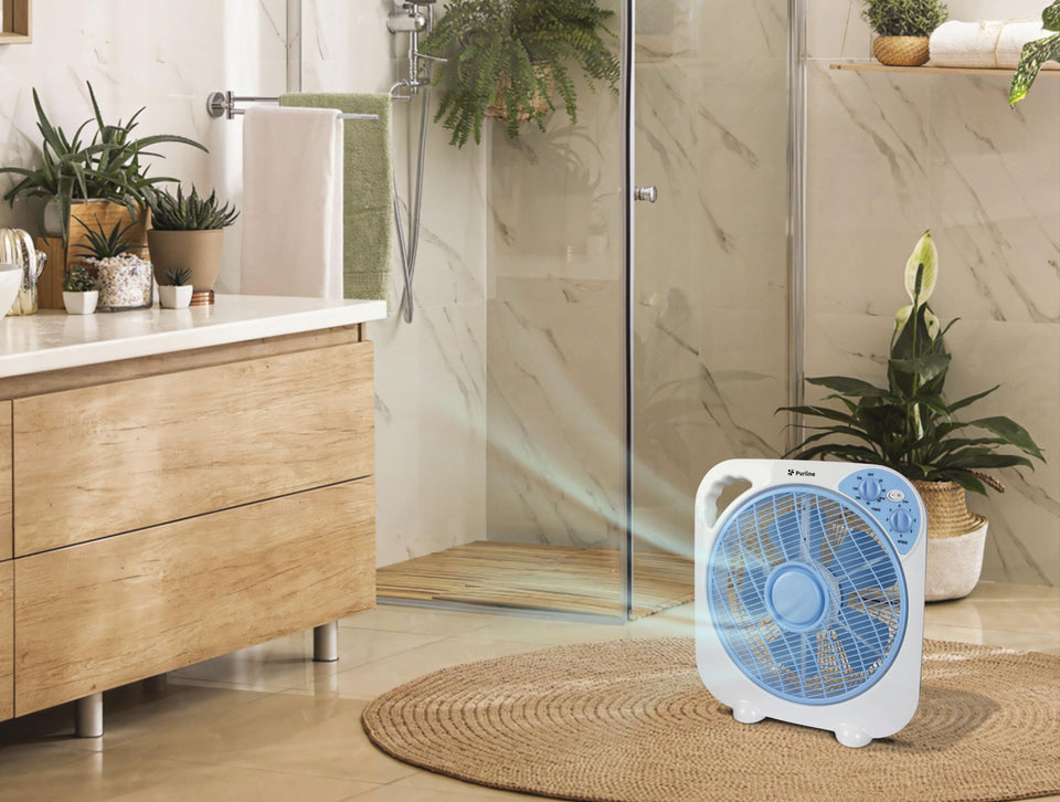 Ventilador de sobremesa o suelo portatil con temporizador