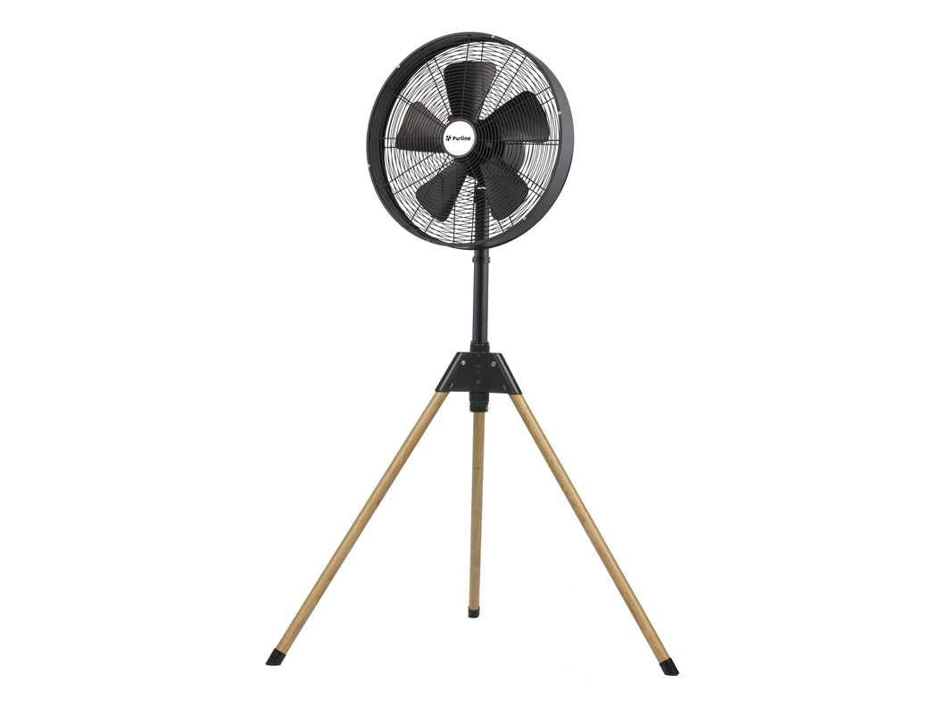 Ventilador de Pie trípode vintage exclusivo