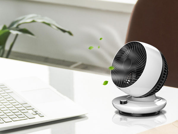 Ventilador de sobremesa con oscilación vertical