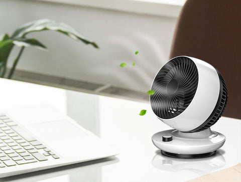Ventilador de sobremesa con oscilación vertical