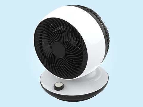 Ventilador de sobremesa con oscilación vertical