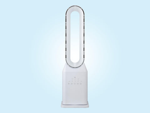 Ventilador de torre sin aspas con 3 velocidades y oscilación automática
