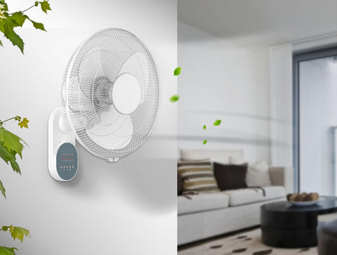 Ventilador de pared con temporizador y 3 velocidades
