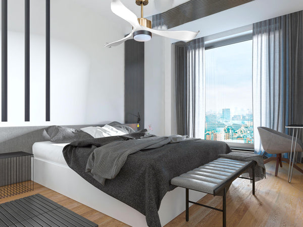 Ventilador de Techo Ultra silencioso de bajo consumo DC VirginD132C02LED65788