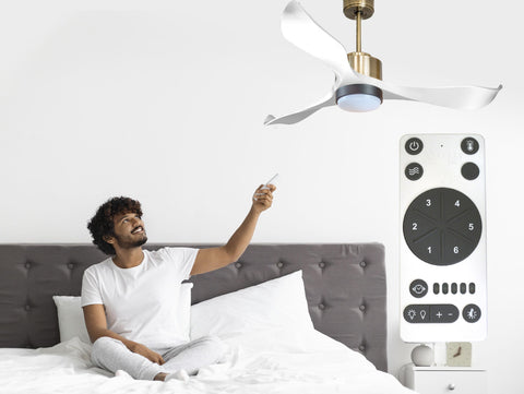 Ventilador de Techo Ultra silencioso de bajo consumo DC VirginD132C02LED65788