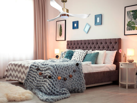 Ventilador de Techo Ultra silencioso de bajo consumo DC VirginD132C02LED65789