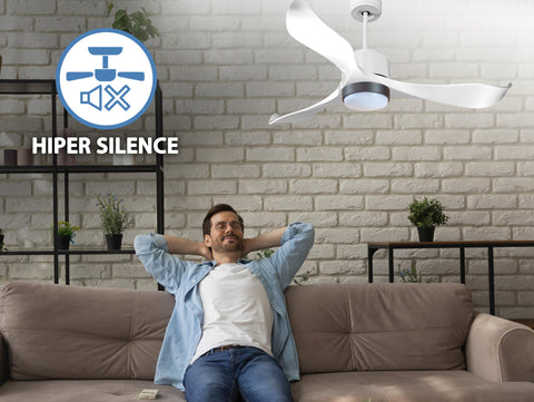 Ventilador de Techo Ultra silencioso de bajo consumo DC VirginD132C02LED66121