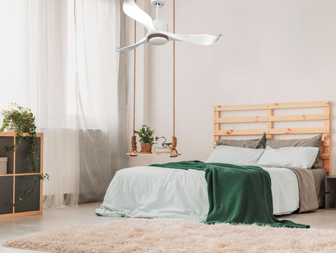 Ventilador de Techo Ultra silencioso de bajo consumo DC VirginD132C02LED66125