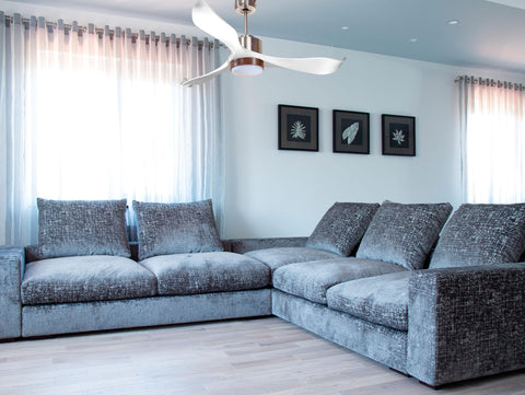 Ventilador de Techo Ultra silencioso de bajo consumo DC VirginD132C02LED66528