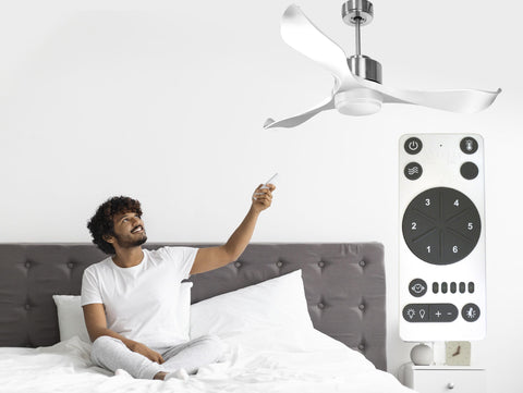 Ventilador de Techo Ultra silencioso de bajo consumo DC VirginD132C02LED66530