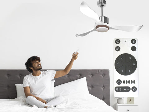 Ventilador de Techo Ultra silencioso de bajo consumo DC VirginD132C02LED66531