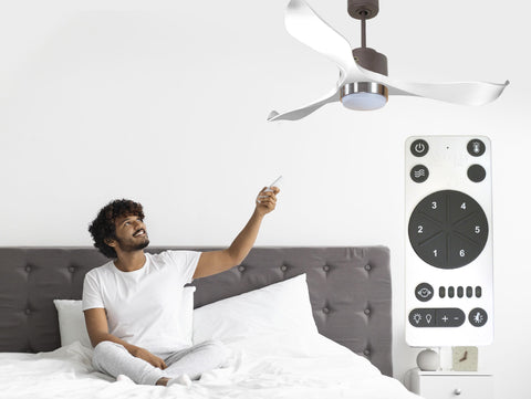 Ventilador de Techo Ultra silencioso de bajo consumo DC VirginD132C02LED67849