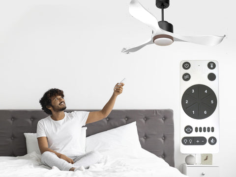 Ventilador de Techo Ultra silencioso de bajo consumo DC VirginD132C02LED70182